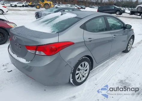 2012 Hyundai Elantra Gls (Ulsan Plant) из США, поврежденный, VIN KMHDH4AE0CU298330